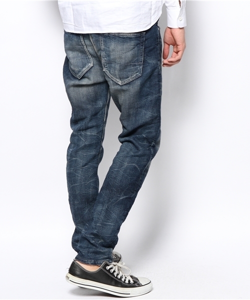 CIAOPANIC TYPY（チャオパニックティピー）の「ジャージーライクデニムパンツ（デニムパンツ・メンズ・インディゴブルー/ブルー・LARGE/SMALL/MEDIUM）」の5枚目の写真