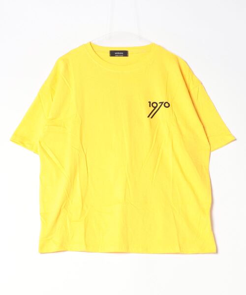 VIBGYOR Women（ヴィブジョー　ウィメン）の「【six mouse】1970バックプリントTシャツ（Tシャツ/カットソー・レディース・ホワイト/ブラック/イエロー・FREE）」の3枚目の写真