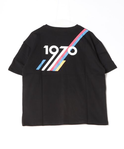 VIBGYOR Women（ヴィブジョー　ウィメン）の「【six mouse】1970バックプリントTシャツ（Tシャツ/カットソー・レディース・ホワイト/ブラック/イエロー・FREE）」の4枚目の写真