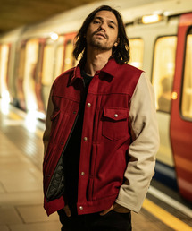 メンズのデニムジャケット レッド 赤色系 ファッション通販 Zozotown