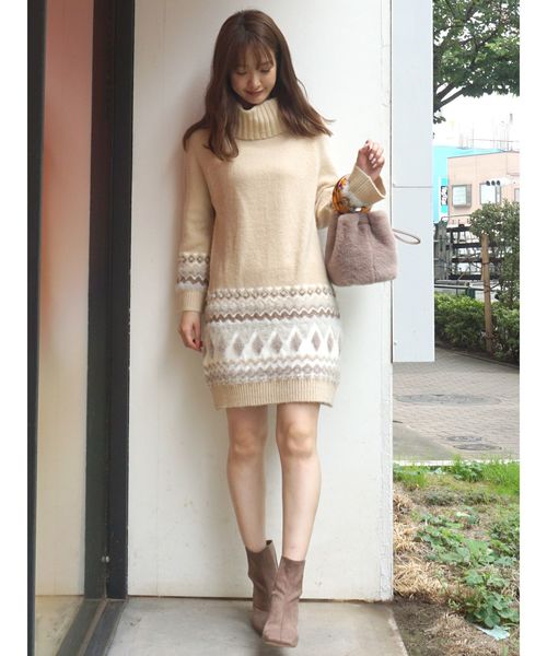 セール ブランド古着 ニットワンピース ワンピース Mercuryduo マーキュリーデュオ のファッション通販 Zozoused