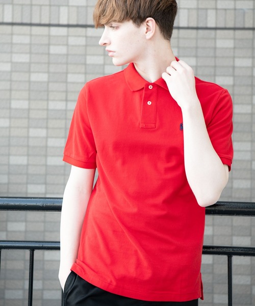 POLO RALPH LAUREN（ポロ ラルフ ローレン）の「POLO RALPH LAUREN  半袖ポロシャツ（ボーイズサイズ）（ポロシャツ・メンズ・ホワイト/ブラック/ネイビー/グレー/ライトピンク/ブルー/レッド・MEDIUM/X-LARGE/LARGE）」の7枚目の写真