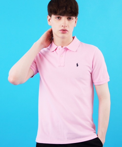 POLO RALPH LAUREN（ポロ ラルフ ローレン）の「POLO RALPH LAUREN  半袖ポロシャツ（ボーイズサイズ）（ポロシャツ・メンズ・ホワイト/ブラック/ネイビー/グレー/ライトピンク/ブルー/レッド・MEDIUM/X-LARGE/LARGE）」の12枚目の写真