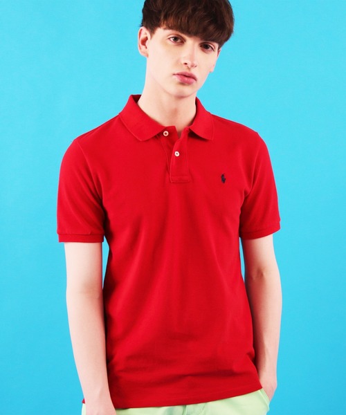 POLO RALPH LAUREN（ポロ ラルフ ローレン）の「POLO RALPH LAUREN  半袖ポロシャツ（ボーイズサイズ）（ポロシャツ・メンズ・ホワイト/ブラック/ネイビー/グレー/ライトピンク/ブルー/レッド・MEDIUM/X-LARGE/LARGE）」の13枚目の写真