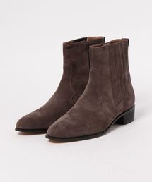 DouDou | サイドゴアウエスタンショートブーツ(ブーツ)