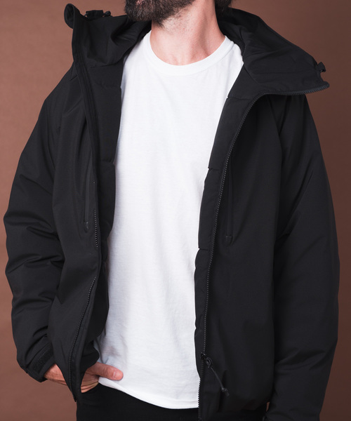 YARD PLUS（ヤードプリュス）の「YARD PLUS　撥水ストレッチミリタリーブルゾン（ダウンジャケット/コート・メンズ・ブラック/ベージュ/オリーブ・MEDIUM/LARGE）」の12枚目の写真