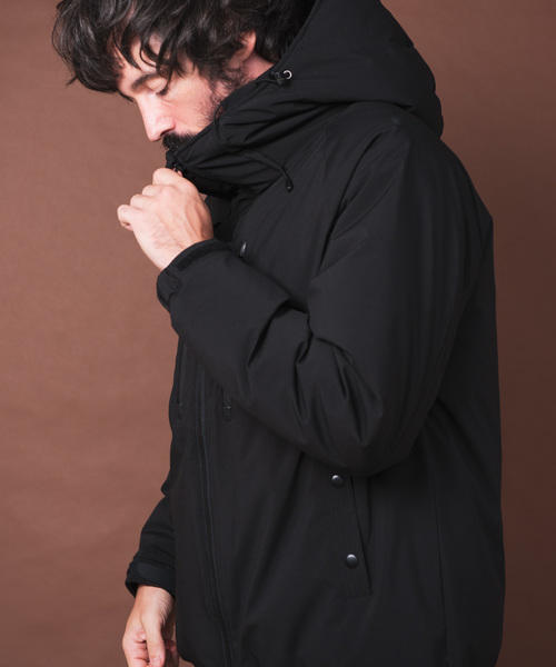 YARD PLUS（ヤードプリュス）の「YARD PLUS　撥水ストレッチミリタリーブルゾン（ダウンジャケット/コート・メンズ・ブラック/ベージュ/オリーブ・MEDIUM/LARGE）」の13枚目の写真