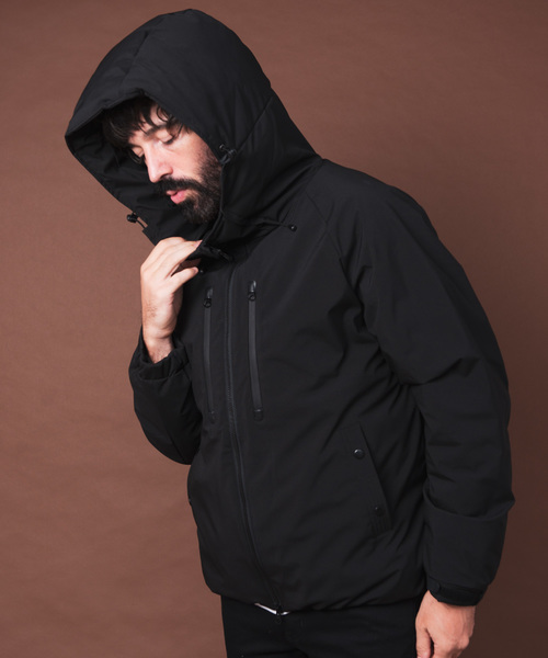 YARD PLUS（ヤードプリュス）の「YARD PLUS　撥水ストレッチミリタリーブルゾン（ダウンジャケット/コート・メンズ・ブラック/ベージュ/オリーブ・MEDIUM/LARGE）」の14枚目の写真