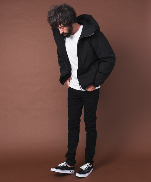 YARD PLUS（ヤードプリュス）の「YARD PLUS　撥水ストレッチミリタリーブルゾン（ダウンジャケット/コート・メンズ・ブラック/ベージュ/オリーブ・MEDIUM/LARGE）」の16枚目の写真