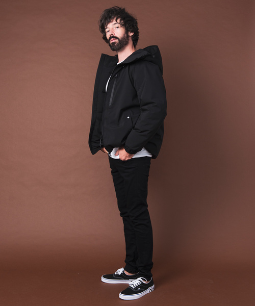 YARD PLUS（ヤードプリュス）の「YARD PLUS　撥水ストレッチミリタリーブルゾン（ダウンジャケット/コート・メンズ・ブラック/ベージュ/オリーブ・MEDIUM/LARGE）」の18枚目の写真