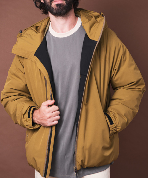 YARD PLUS（ヤードプリュス）の「YARD PLUS　撥水ストレッチミリタリーブルゾン（ダウンジャケット/コート・メンズ・ブラック/ベージュ/オリーブ・MEDIUM/LARGE）」の19枚目の写真