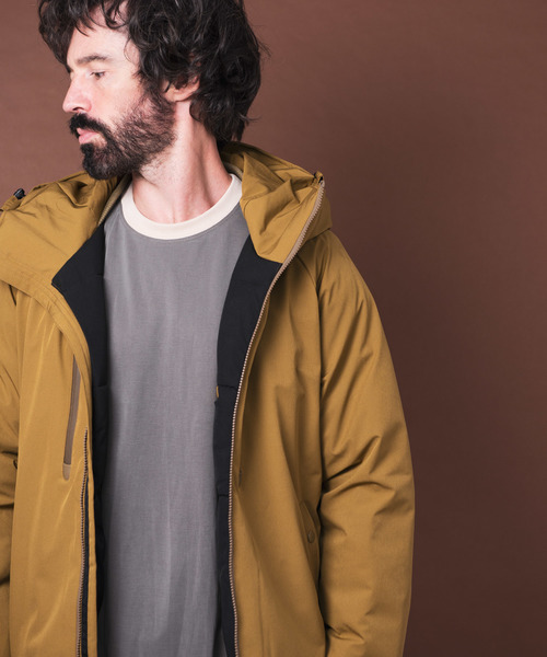 YARD PLUS（ヤードプリュス）の「YARD PLUS　撥水ストレッチミリタリーブルゾン（ダウンジャケット/コート・メンズ・ブラック/ベージュ/オリーブ・MEDIUM/LARGE）」の20枚目の写真