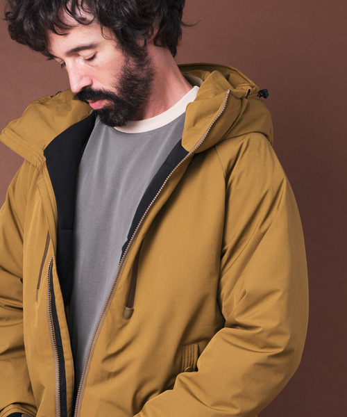 YARD PLUS（ヤードプリュス）の「YARD PLUS　撥水ストレッチミリタリーブルゾン（ダウンジャケット/コート・メンズ・ブラック/ベージュ/オリーブ・MEDIUM/LARGE）」の21枚目の写真