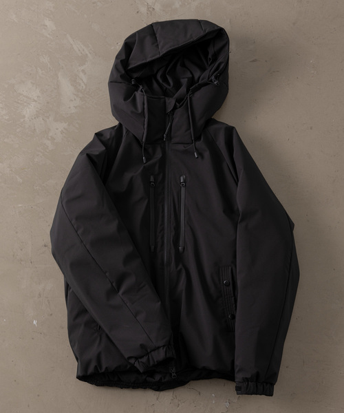 YARD PLUS（ヤードプリュス）の「YARD PLUS　撥水ストレッチミリタリーブルゾン（ダウンジャケット/コート・メンズ・ブラック/ベージュ/オリーブ・MEDIUM/LARGE）」の4枚目の写真