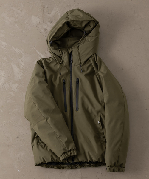 YARD PLUS（ヤードプリュス）の「YARD PLUS　撥水ストレッチミリタリーブルゾン（ダウンジャケット/コート・メンズ・ブラック/ベージュ/オリーブ・MEDIUM/LARGE）」の5枚目の写真