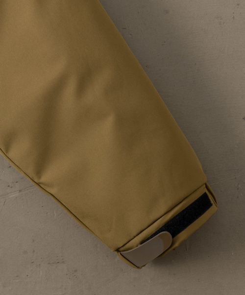 YARD PLUS（ヤードプリュス）の「YARD PLUS　撥水ストレッチミリタリーブルゾン（ダウンジャケット/コート・メンズ・ブラック/ベージュ/オリーブ・MEDIUM/LARGE）」の9枚目の写真