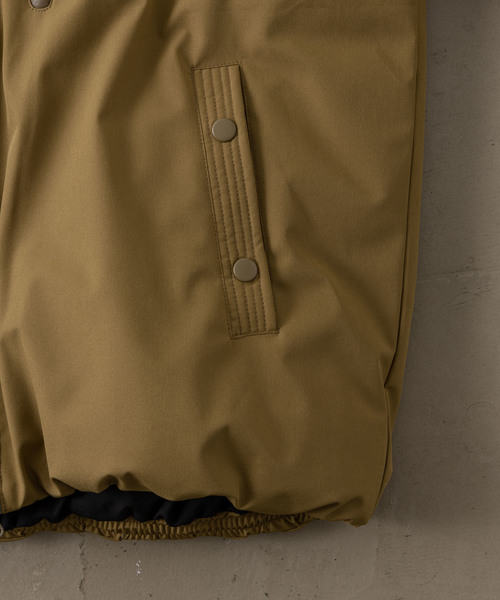 YARD PLUS（ヤードプリュス）の「YARD PLUS　撥水ストレッチミリタリーブルゾン（ダウンジャケット/コート・メンズ・ブラック/ベージュ/オリーブ・MEDIUM/LARGE）」の10枚目の写真
