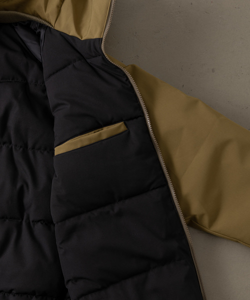 YARD PLUS（ヤードプリュス）の「YARD PLUS　撥水ストレッチミリタリーブルゾン（ダウンジャケット/コート・メンズ・ブラック/ベージュ/オリーブ・MEDIUM/LARGE）」の11枚目の写真