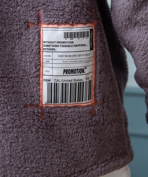 #Re:room（リルーム）の「3Dロゴボアビッグトレーナー（スウェット・メンズ・グレー/レッド/ネイビー・SMALL/MEDIUM）」の12枚目の写真