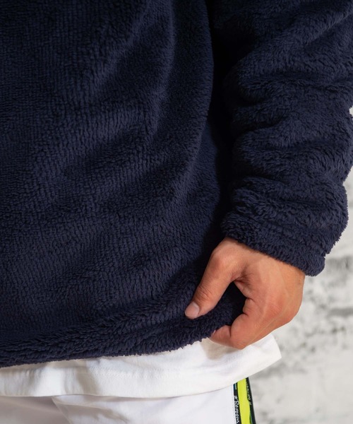 #Re:room（リルーム）の「3Dロゴボアビッグトレーナー（スウェット・メンズ・グレー/レッド/ネイビー・SMALL/MEDIUM）」の20枚目の写真