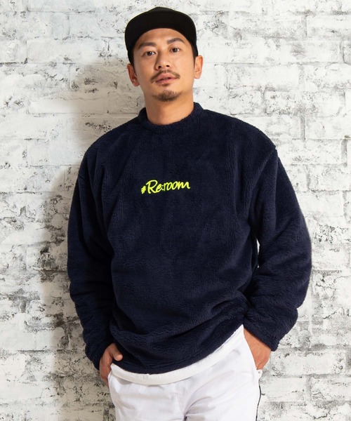 #Re:room（リルーム）の「3Dロゴボアビッグトレーナー（スウェット・メンズ・グレー/レッド/ネイビー・SMALL/MEDIUM）」の13枚目の写真