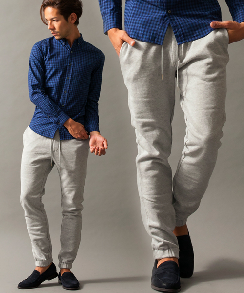 BEAUTY&YOUTH UNITED ARROWS(ビューティーアンドユースユナイテッドアローズ)の「【WEB限定】by ∴ ウラケ/スウェット パンツ(その他パンツ・メンズ・グレー/ダークグレー/ネイビー・X-LARGE/SMALL/LARGE/MEDIUM)」の2枚目の写真