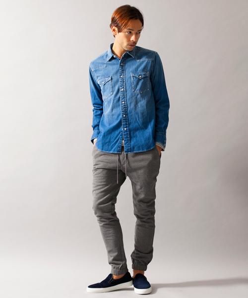 BEAUTY&YOUTH UNITED ARROWS(ビューティーアンドユースユナイテッドアローズ)の「【WEB限定】by ∴ ウラケ/スウェット パンツ(その他パンツ・メンズ・グレー/ダークグレー/ネイビー・X-LARGE/SMALL/LARGE/MEDIUM)」の10枚目の写真