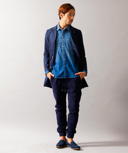 BEAUTY&YOUTH UNITED ARROWS(ビューティーアンドユースユナイテッドアローズ)の「【WEB限定】by ∴ ウラケ/スウェット パンツ(その他パンツ・メンズ・グレー/ダークグレー/ネイビー・X-LARGE/SMALL/LARGE/MEDIUM)」の11枚目の写真