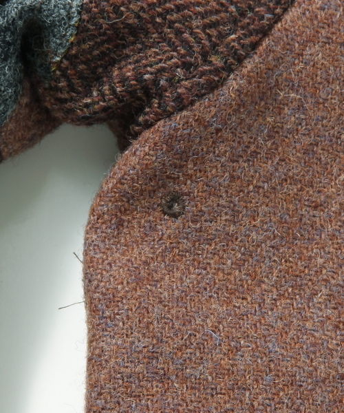 BEAMS PLUS（ビームスプラス）の「BEAMS PLUS / パッチワーク ステンカラーコート(Harris Tweed)（ステンカラーコート・メンズ・その他・LARGE/SMALL/X-LARGE/MEDIUM）」の13枚目の写真