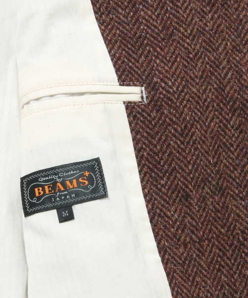 BEAMS PLUS（ビームスプラス）の「BEAMS PLUS / パッチワーク ステンカラーコート(Harris Tweed)（ステンカラーコート・メンズ・その他・LARGE/SMALL/X-LARGE/MEDIUM）」の16枚目の写真