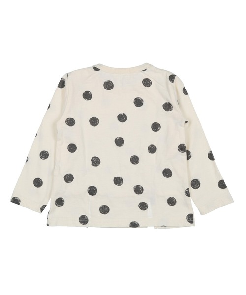 Will Mery（ウイルメリィ）の「柄込みＴシャツ（Tシャツ/カットソー・キッズ・ホワイト/ブラウン・100/110/120/130/140/80/90/95）」の4枚目の写真