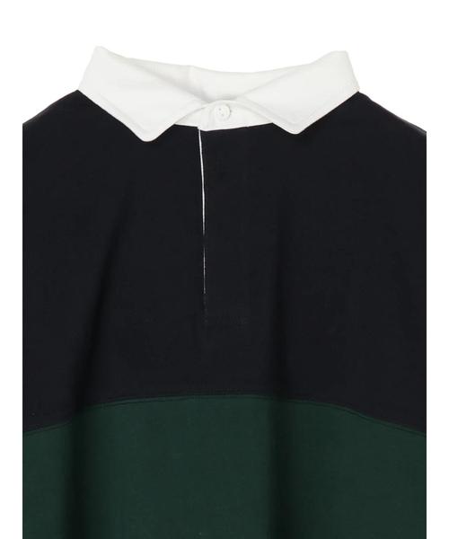 AMERICAN HOLIC(アメリカンホリック)の「衿付きラガーBIGカットプルオーバー*(Tシャツ/カットソー・レディース・グレー系その他/ベージュ/モカ/ネイビー・M/L)」の16枚目の写真