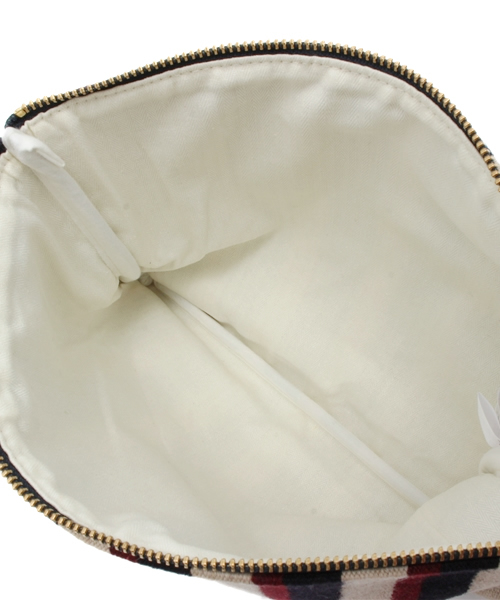 SHIPS for women(シップスフォーウィメン)の「ストライプ クラッチ(クラッチバッグ・レディース・ネイビー/ダークブルー・ONE SIZE)」の5枚目の写真