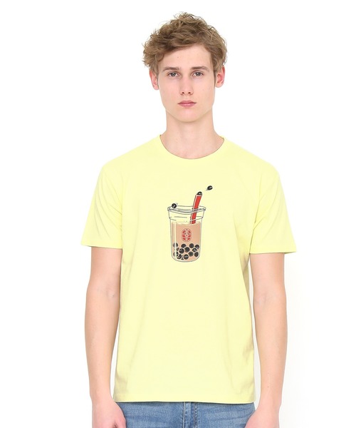 ベーシックｔシャツ タピオカビューティフルシャドー レモネード Tシャツ カットソー Design Tshirts Store Graniph デザイン ティーシャツ ストア グラニフ のファッション通販 Zozotown