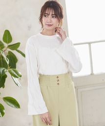 KOBE LETTUCE | クリンクルフレアスリーブブラウス(シャツ/ブラウス)