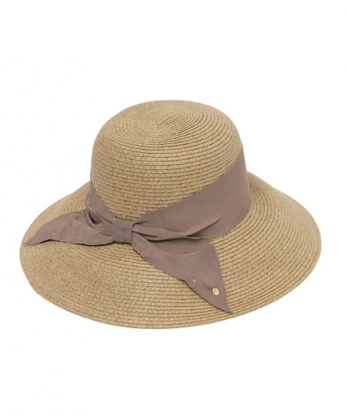 LAKOLE（ラコレ）の「【UVカット】カプリーヌハット / LAKOLE（ハット・レディース・チャコール/サンドグレー/ブラウン系その他/ブラック・FREE）」の3枚目の写真