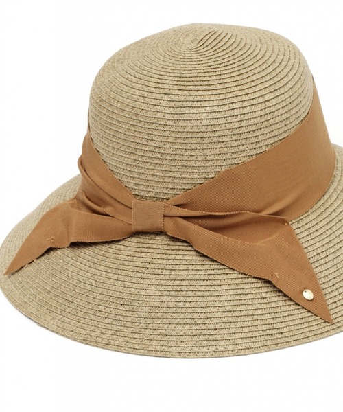 LAKOLE（ラコレ）の「【UVカット】カプリーヌハット / LAKOLE（ハット・レディース・チャコール/サンドグレー/ブラウン系その他/ブラック・FREE）」の19枚目の写真