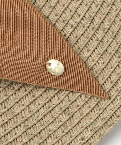 LAKOLE（ラコレ）の「【UVカット】カプリーヌハット / LAKOLE（ハット・レディース・チャコール/サンドグレー/ブラウン系その他/ブラック・FREE）」の5枚目の写真