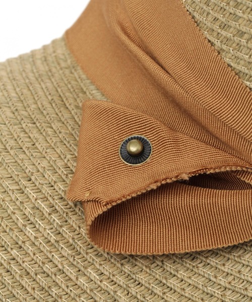 LAKOLE（ラコレ）の「【UVカット】カプリーヌハット / LAKOLE（ハット・レディース・チャコール/サンドグレー/ブラウン系その他/ブラック・FREE）」の17枚目の写真