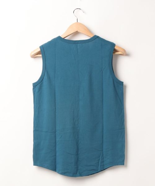 flower（フラワー）の「Hanes ヘインズスリーブレスTシャツ（Tシャツ/カットソー・レディース・ホワイト/ブラック/グレー・FREE）」の4枚目の写真