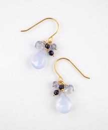 anq.（アンク）の「「anq.」K10・ペアシェイプバースタッドピアス