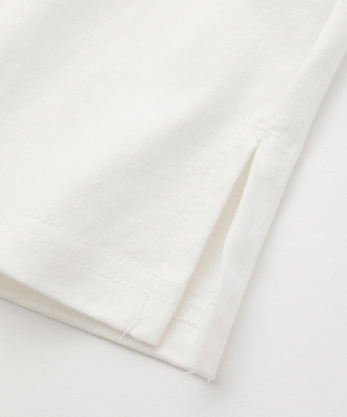 MILKFED.（ミルクフェド）の「CHAIN EMBROID FOOTBALL TEE（Tシャツ/カットソー・レディース・ベージュ/ネイビー/アッシュ・ONE SIZE）」の6枚目の写真