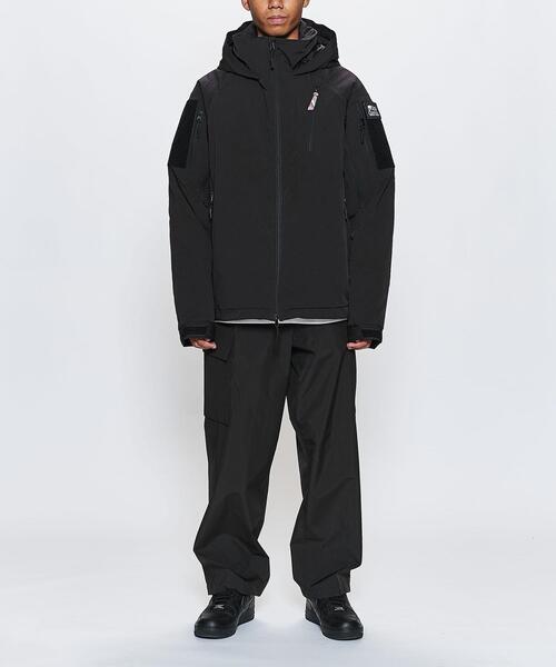 ABU GARCIA 防水パディングジャケット XLブラック AbuGarcia (アブガルシア) Corduroy Fishing Padding Parka / クラウ