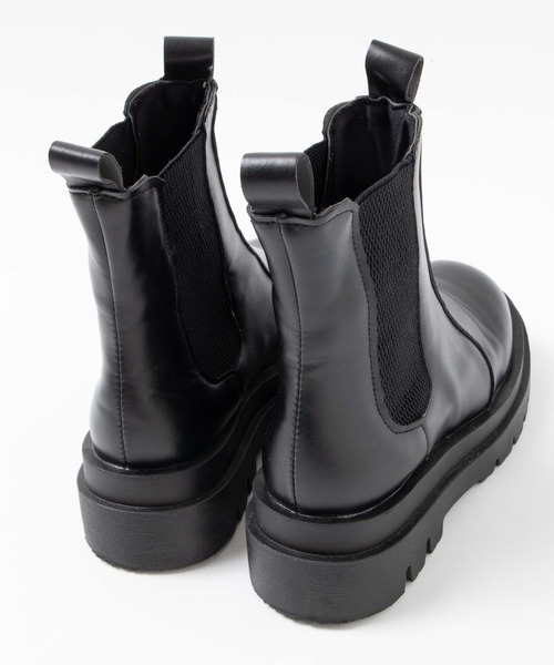 WEGO（ウィゴー）の「WEGO/サイドゴアブーツ（ブーツ・レディース・ブラック・LARGE/MEDIUM）」の6枚目の写真