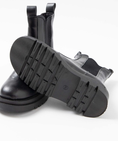 WEGO（ウィゴー）の「WEGO/サイドゴアブーツ（ブーツ・レディース・ブラック・LARGE/MEDIUM）」の7枚目の写真