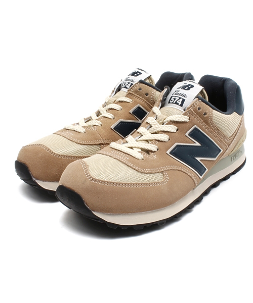 NEW BALANCE（ニューバランス）の「メンズ ニューバランス new balance ML574 VBN/VEC/VGY（スニーカー・メンズ・グレー/チャコールグレー/ベージュ・28cm/27.5cm/26.5cm/26cm/27cm）」の3枚目の写真