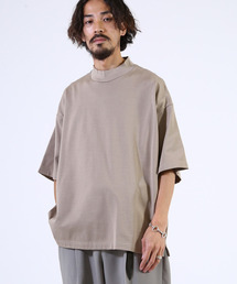 marka | marka / マーカ：MOCK NECK - 50/-compact knit -：M21A-14CS02B[COR](Tシャツ/カットソー)