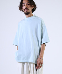 marka | marka / マーカ：MOCK NECK - 50/-compact knit -：M21A-14CS02B[COR](Tシャツ/カットソー)