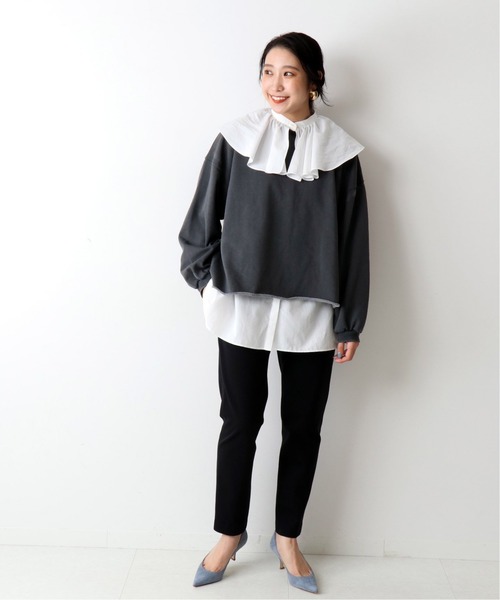 新作JOURNAL STANDARD L&#39;ESSAGE  フリルカラーシャツ journal standard L'essage（ジャーナルスタンダードレサージュ