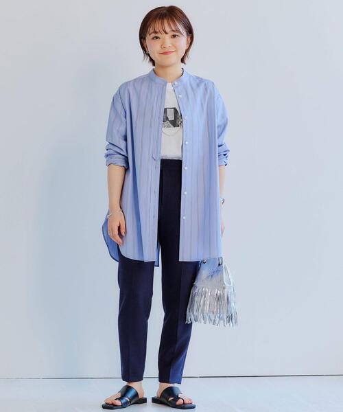 green label relaxing（グリーンレーベルリラクシング）の「[ XS / H148-155cm ][ 1_OF MINE ]★★FFC スティック パンツ ＜XS＞（その他パンツ・レディース・ネイビー/ナチュラル/ブラウン/ライム・XS）」の17枚目の写真